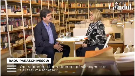INTERVIURILE GÂNDUL. Radu Paraschivescu, invitatul Cristinei Stănciulescu: „M-am născut printre cărți. O culegere de basme africane mi-a deschis apetitul pentru citit” (EXCLUSIVITATE)