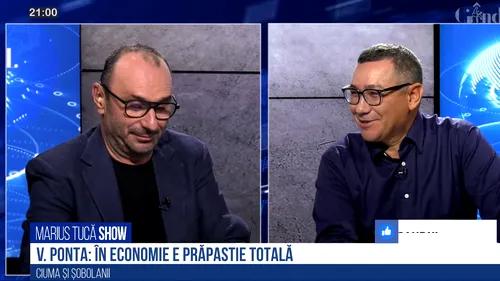VIDEO | Victor Ponta, despre situația economică din România: „E prăpastie totală. Că nu produci nimic, te împrumuți și dai banii afară. Toți liberalii sunt bugetari, eu am devenit capitalist acum”