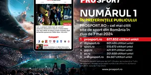 <span style='background-color: #dd9933; color: #fff; ' class='highlight text-uppercase'>ACTUALITATE</span> PROSPORT.RO, cel mai citit site de sport din România în ziua de 7 mai 2024