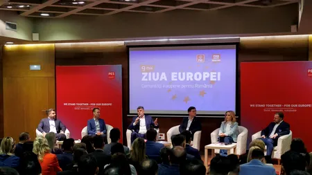 De ZIUA EUROPEI, 200 de tineri ACTIVIȘTI din Partidul Social EUROPEAN s-au întâlnit cu Marcel CIOLACU