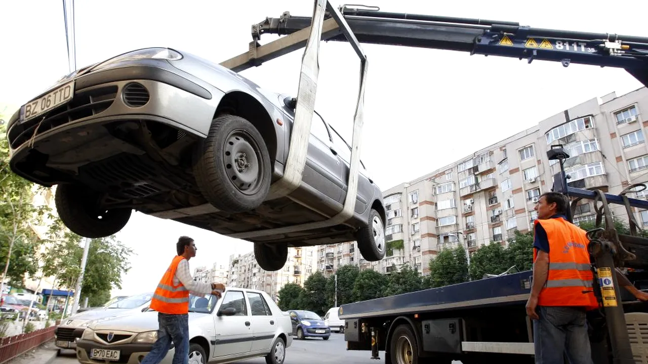Românii care au mașini trebuie șă le știe: Noi reguli pentru ridicarea autovehiculelor