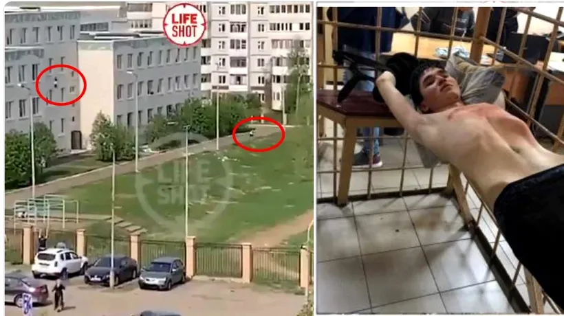 Atac armat într-o școală din Rusia. 11 victime, dintre care zece elevi. Copiii au sărit pe geam ca să se salveze (FOTO - VIDEO)