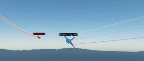 PREMIERĂ în aviația americană: Un F16 modificat ca să fie controlat de Inteligența Artificială și un altul pilotat de un om s-a duelat în aer