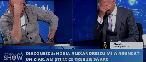 Dan Diaconescu, mărturisiri despre prima întâlnire dintre Marius Tucă și Dan Voiculescu. Marius Tucă a izbucnit în râs