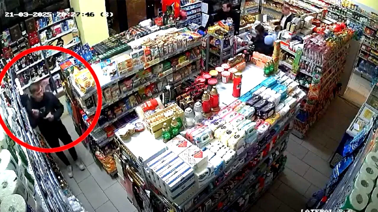 Ce a pățit acest tânăr, după ce a furat o șampanie Moet dintr-un magazin din Vaslui