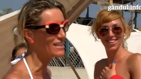 Motivul pentru care o tânără venită din Italia a ales plaja din Mamaia. 