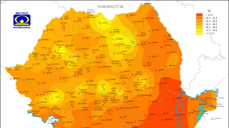 PROGNOZA METEO. ANM: astăzi temperaturile au depășit 32 de grade. Cum va fi vremea în zilele următoare 