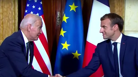Biden și Macron se angajează să se coordoneze în fața Rusiei