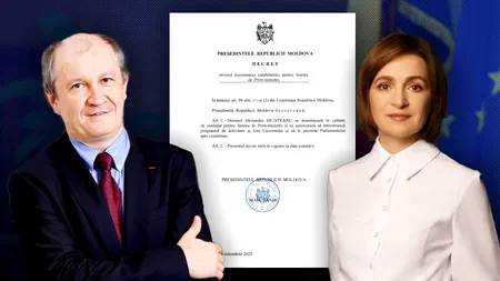 Alexandru Munteanu este noul premier al Republicii Moldova. Decretul a fost deja semnat de Maia Sandu