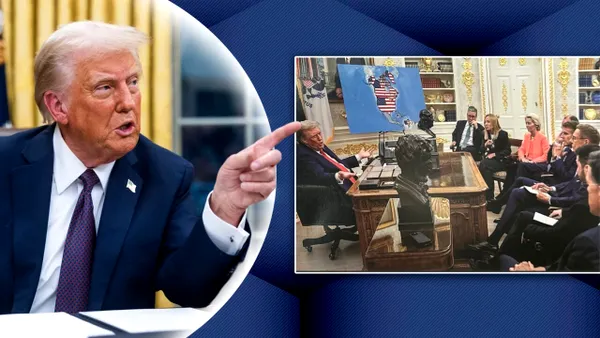 Donald Trump îi trolează din nou pe liderii europeni cu harta unde Canada, Groenlanda și Venezuela sunt „anexate” de SUA