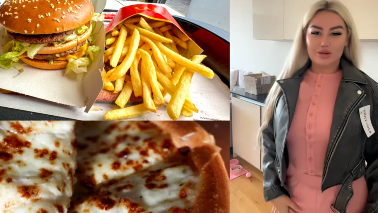O femeie cheltuie aproape 600 de EURO pe săptămână pentru a mânca produse fast-food: „Nu am mai gătit de 10 ani. Dar sunt sănătoasă și mă simt bine”
