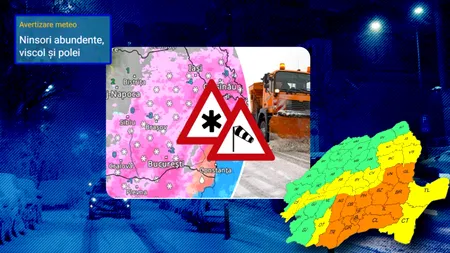 Cod portocaliu de viscol și ninsori abundente în Capitală și 12 județe. Cât de mare va fi stratul de zăpadă. Prognoza de ultimă oră a meteorologilor ANM, în exclusivitate pentru Gândul
