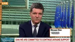 Nicușor Dan, la Bloomberg: Ne angajăm să continuăm să sprijinim Ucraina până la sfârșitul acestui război și după aceea, pentru reconstrucție