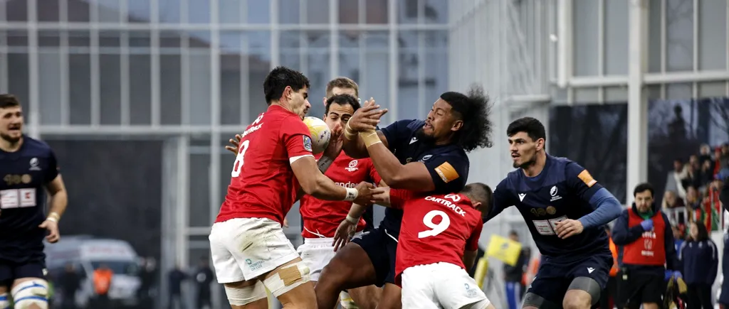 România SUFERĂ un nou eșec dur la rugby! Stejarii au pierdut semifinala cu Georgia la Tbilisi