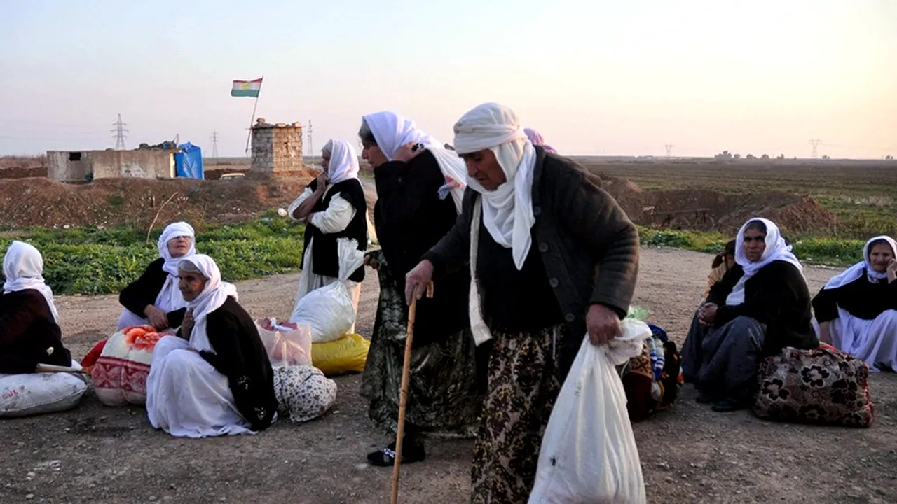 Grupul Stat Islamic a eliberat peste 200 de ostatici yazidi în Irak