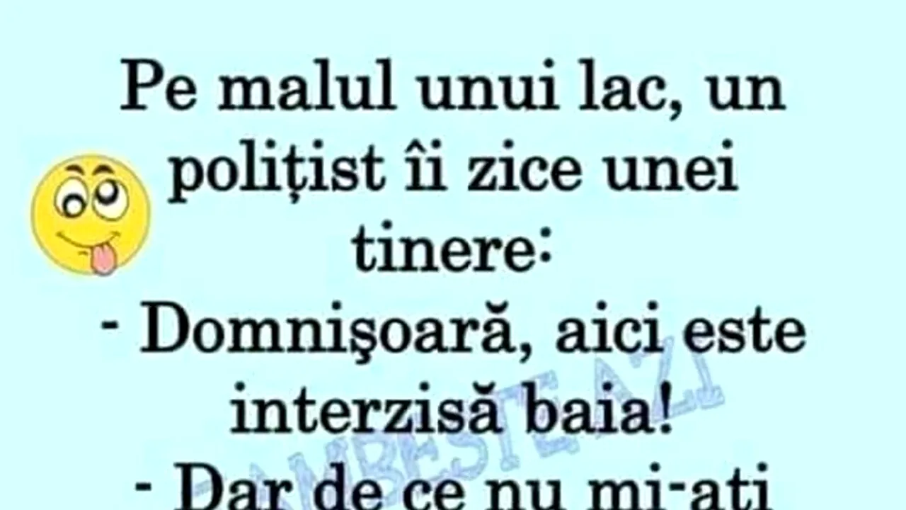 Bancul de sâmbătă | 