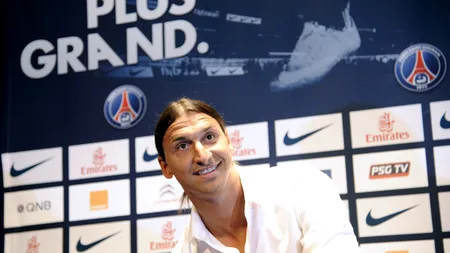 Zlatan Ibrahimovici, prezentat oficial la PSG. 