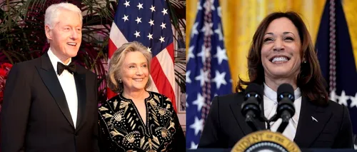 Bill Clinton şi Hillary Clinton își exprimă susținerea pentru Kamala Harris: Să luptăm pentru alegerea ei”