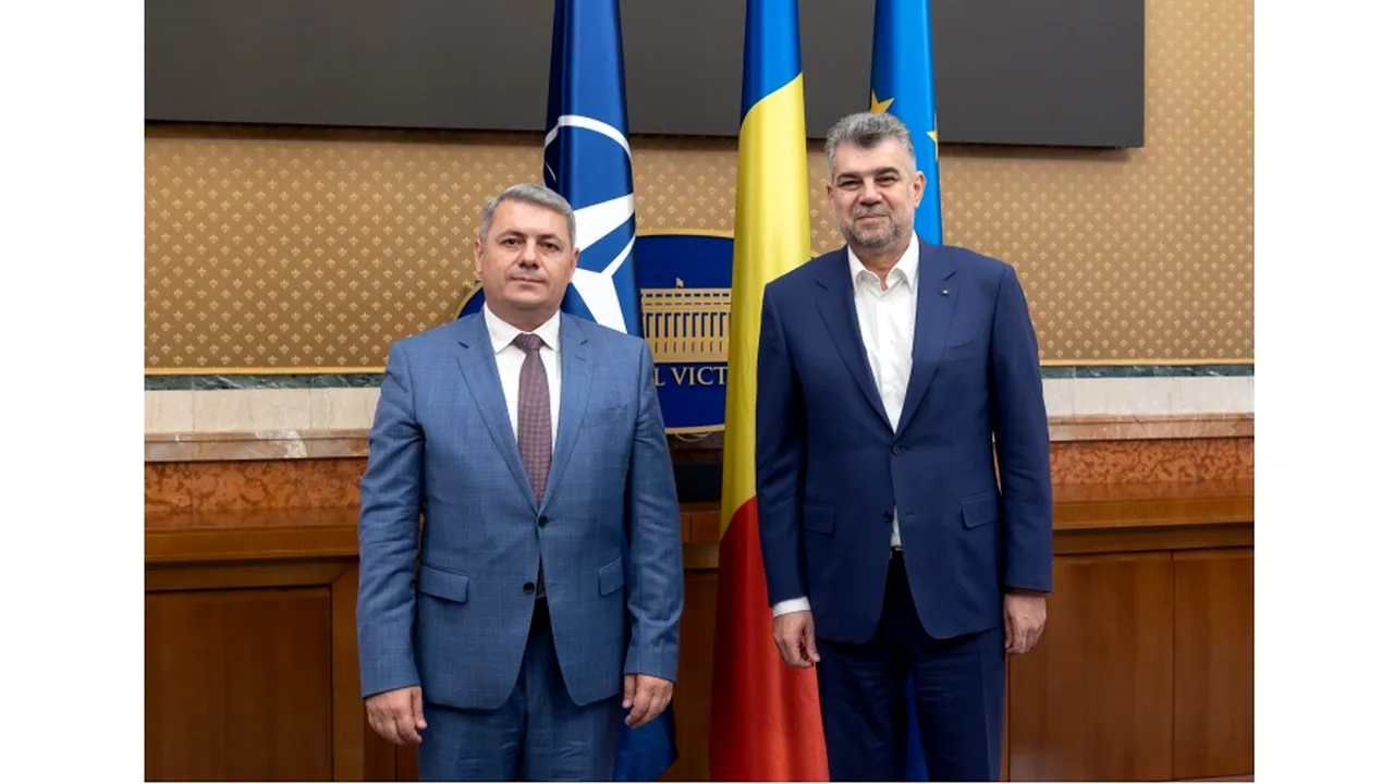 Marcel Ciolacu l-a primit la Palatul Victoria pe ambasadorul Republicii Armenia în România, Sergey Minasyan