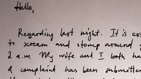 Un bărbat de culoare a primit la 1 noaptea un telefon de la un prieten. Dimineață, a găsit în ușă următorul bilet scris de vecinul său alb