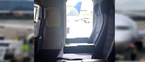 Imagini șocante pe aeroportul din Houston: o femeie sare dintr-un avion și aleargă pe pistă