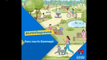 Va fi amenajat un PARC nou în Domnești/Primăria și Consiliul Județean ILFOV investesc cca 16 MILIOANE de lei