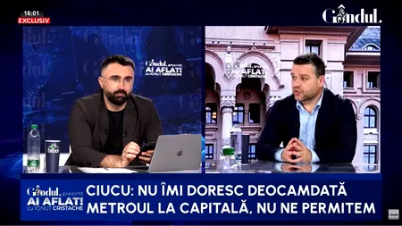 Ciucu: Salariul de primar e o glumă proastă raportat la responsabilități. Ce salariu are Primarul General