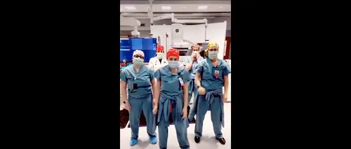 VIDEO. Asistentele medicale din SUA danseaza pentru a face față stresului provocat de pandemie