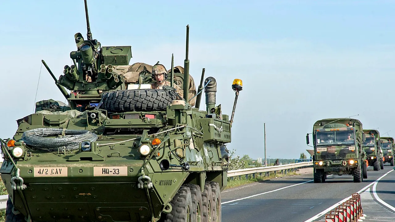 Militari români, trimiși în Polonia să apere granița cu Rusia