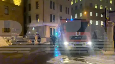 VIDEO | INCENDIU izbucnit la sediul Ministerului de Interne din Rusia. Un fum dens a cuprins clădirea