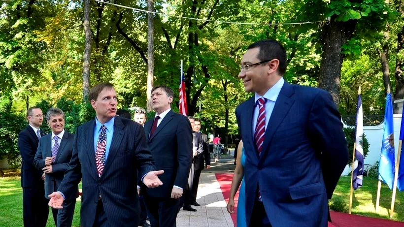 Însărcinatul cu afaceri al SUA a venit la Guvern, pentru o întâlnire cu Ponta