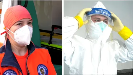 Mărturiile emoționante ale salvatorilor de pe Ambulanță care petrec ore în șir îmbrăcați în combinezoane: „Unii pacienți ne spun că mor. Imaginea cu femeia întinsă pe pat care se chinuia să respire m-a șocat” (VIDEO/REPORTAJ)