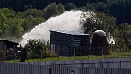 Bacăul a rămas fără apă, după ce s-a spart conducta care alimentează orașul - FOTO