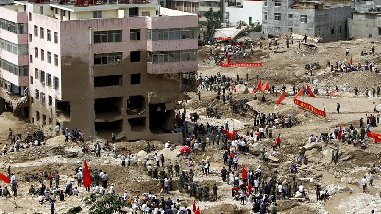 Nouă persoane au fost îngropate în urma unor alunecări de teren în China