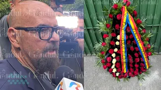 PIEDONE a depus prima coroană de flori la reședința lui Ion Iliescu, din Primăverii: „L-am cunoscut chiar înainte de ’89”