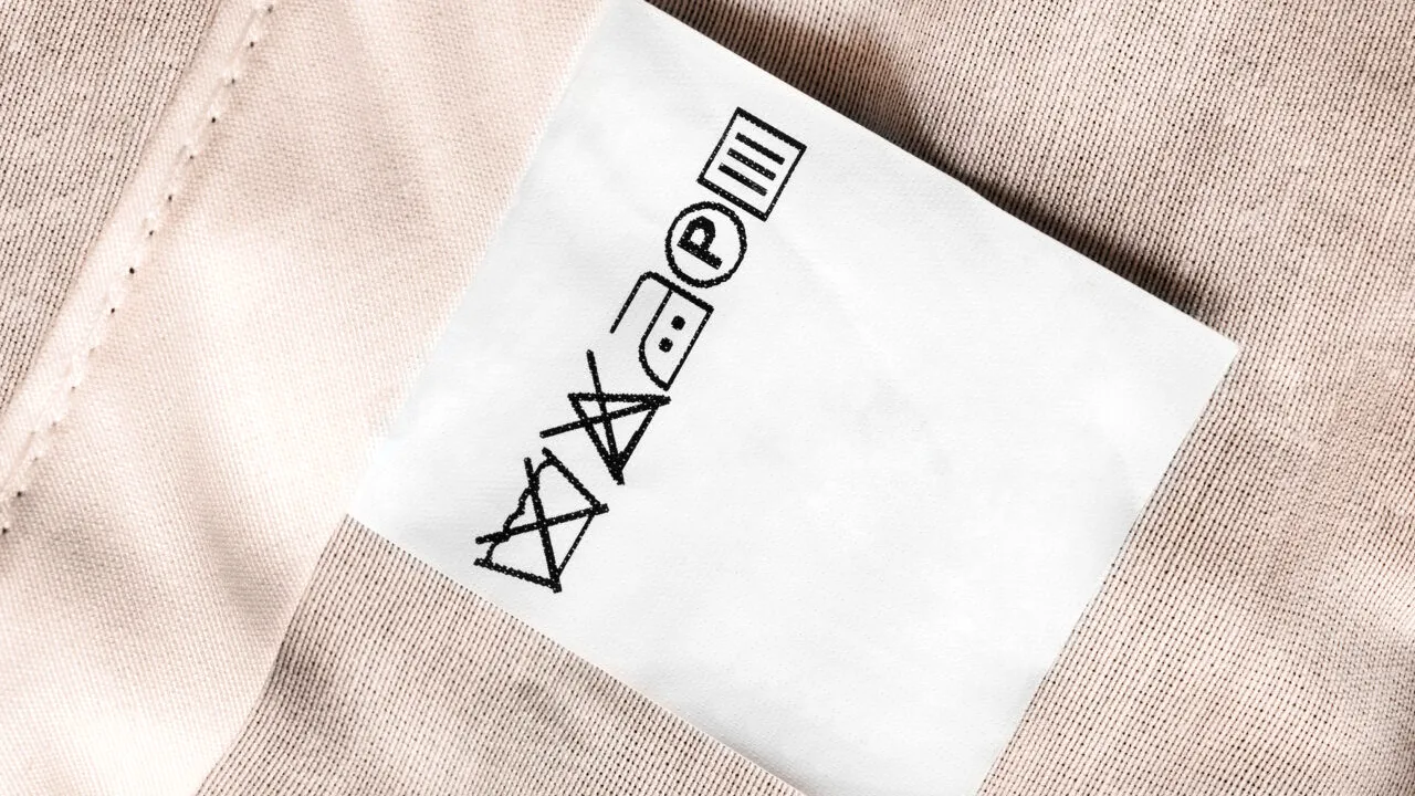 Ce reprezintă TRIUNGHIUL de pe etichetele hainelor? Dacă îl ignori, riști să-ți distrugi hainele la spălare