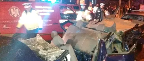 Grav accident în Capitală: Patru oameni sunt răniți, după ce trei mașini s-au lovit la intrarea în București. VIDEO