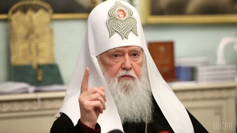 Patriarhul Filaret al Kievului, infectat cu noul coronavirus: ”Pandemia este pedeapsa lui Dumnezeu pentru căsătoriile homosexuale”