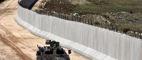 Zidul din Turcia este gata: Frontiera cu Siria este protejată de un gard de beton de peste 550 de kilometri 