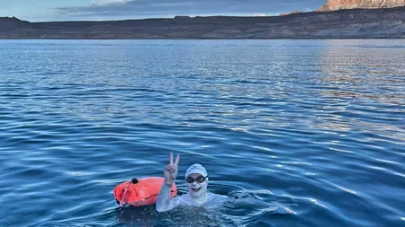 Omul care l-a CRESCUT pe Radu Drăgușin a înotat 130 kilometri pentru copiii cu dizabilități