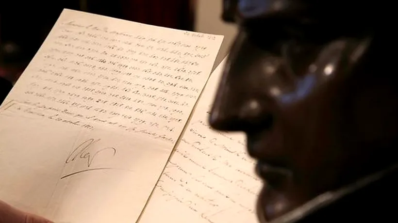 O scrisoare codată a lui Napoleon, vândută la licitație cu un preț de zece ori mai mare decât cel de pornire