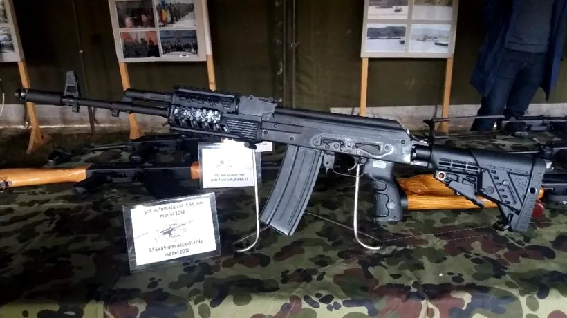Prototip de ARMĂ DE ASALT, asemenea AKM-ului, produs la Fabrica de Arme din Cugir. AVANTAJELE noului model