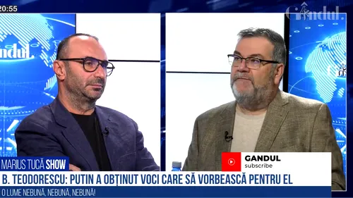 VIDEO | Bogdan Teodorescu: „Putin a obținut voci care să vorbească pentru el. Sunt oameni care îl susțin pe Putin, nu la ei în țară, ci în partea cealaltă, în timp ce Zelenski este în partea de jos”