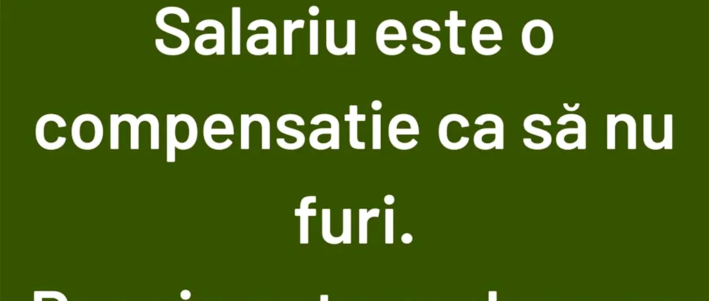 BANCUL ZILEI | Diferența dintre salariu și pensie