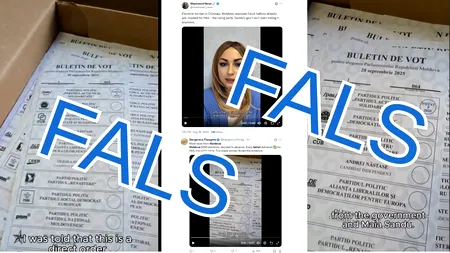 Imagini trucate cu BULETINE de vot în Republica Moldova / Comisia Electorală Centrală vorbește despre manipulare electorală