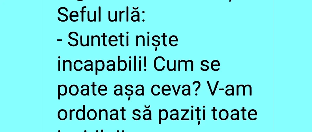 Bancul de joi | Un infractor arestat fuge din sediul Poliției