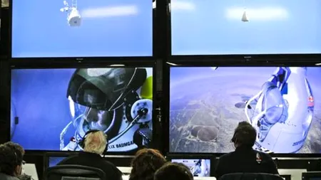 SALT PENTRU ISTORIE REUȘIT. Austriacul Felix Baumgartner a DEPĂȘIT viteza sunetului după o săritură de la aproape 39 de kilometri altitudine. VIDEO