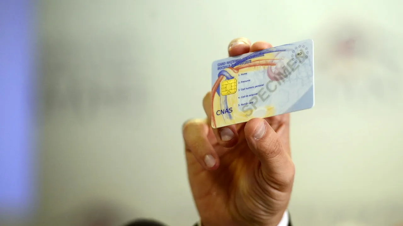 CNAS: Cardul de sănătate, indisponibil din cauza unor probleme tehnice