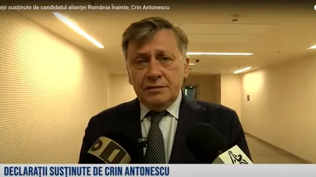 Reacția lui Crin Antonescu la mesajul de susținere din partea lui Gigi Becali: 