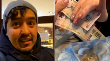 Cum a încercat să-l PĂCĂLEASCĂ la bani angajata unei brutării din Hunedoara pe un turist american. Cât i-a dat rest la 20 de lei, pentru o comandă de 15 lei